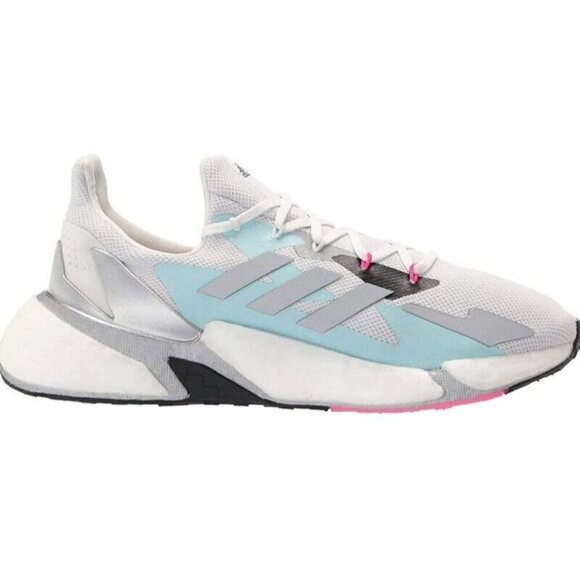 Adidas X9000L4 Running Shoes Womens 10.5 Sneakers FW8405 Crystal White Silver - Picture 7 of 11